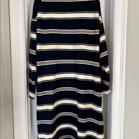Jcrew Black and White Striped Sweater Size L/XL NWT NS - Picture 3 of 3
